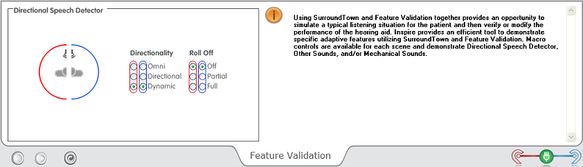 Feature Validation and Surround Town